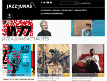 Tablet Screenshot of jazzajunas.fr